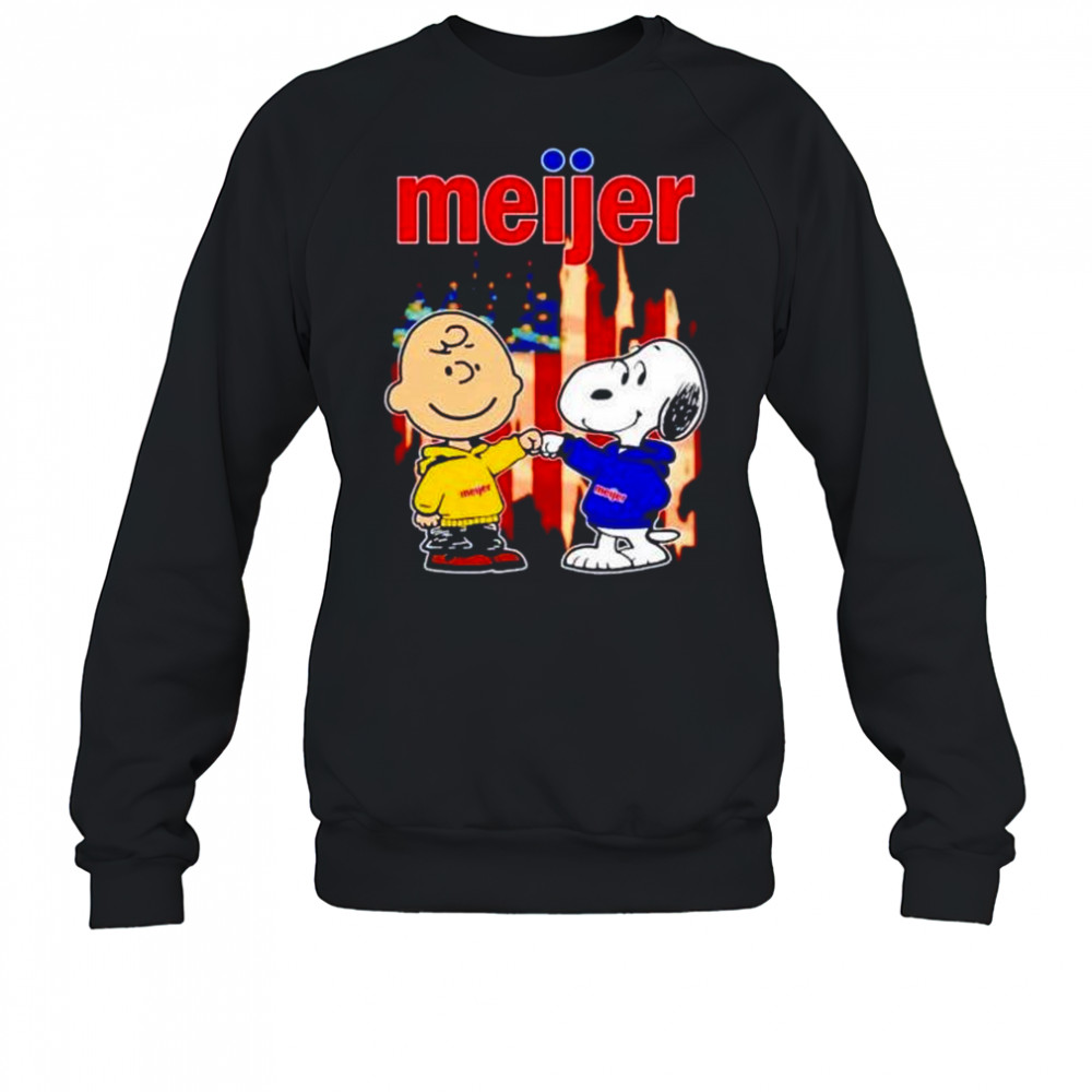 Meijer Charlie Brown and Snoopy shirt Sweatshirt