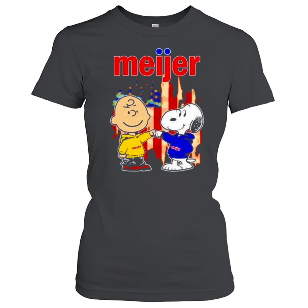 Meijer Charlie Brown and Snoopy shirt Women's T-shirt