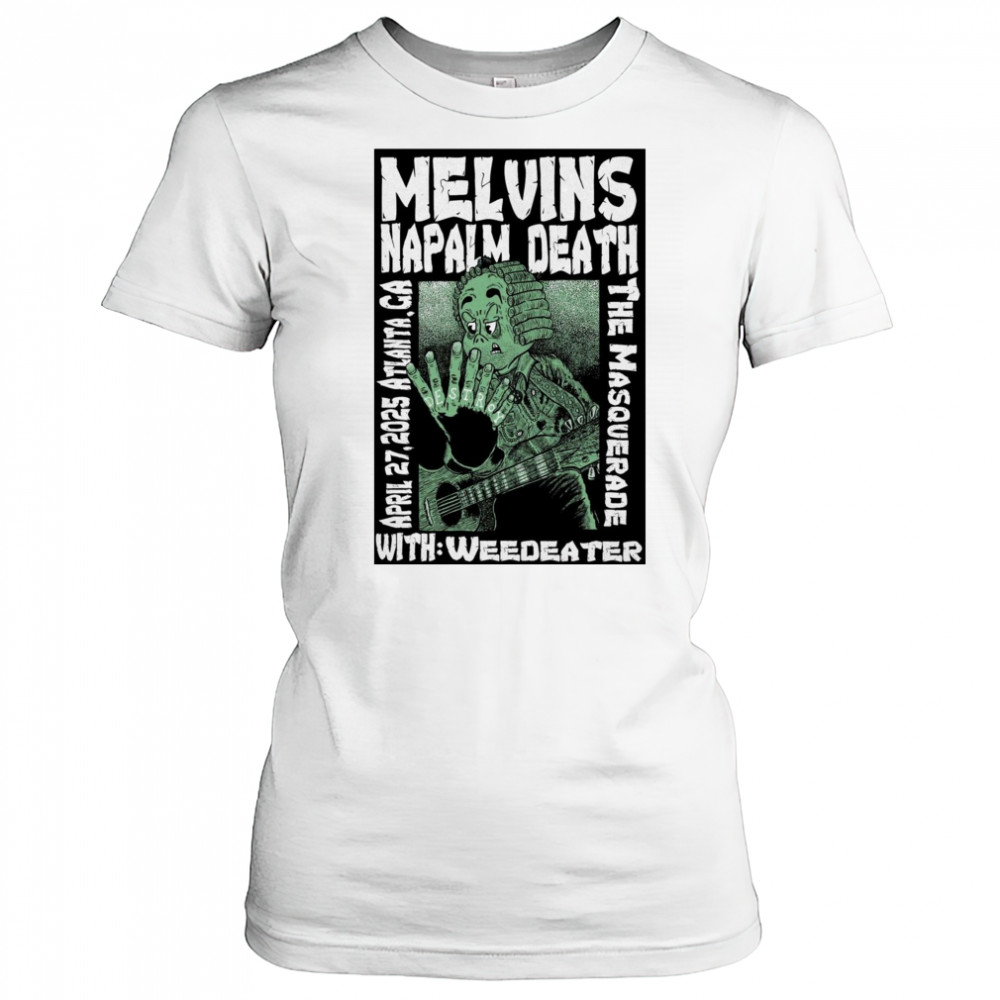 Melvins Napalm Death April 27 2025 Atlanta GA The Masquerade Event t-shirt Women's T-shirt