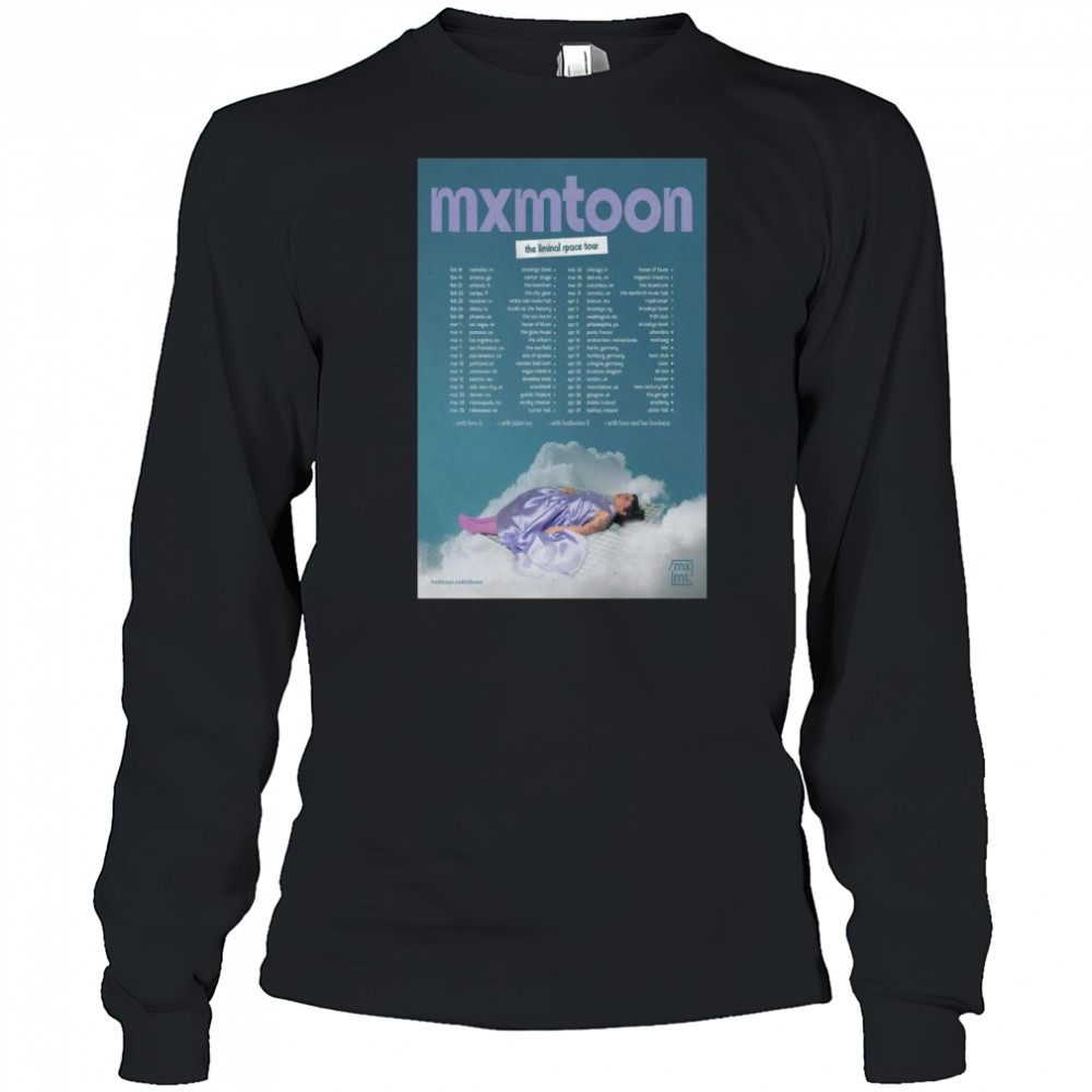 Mxmtoon The Liminal Space Tour 2025 t-shirt Long Sleeved