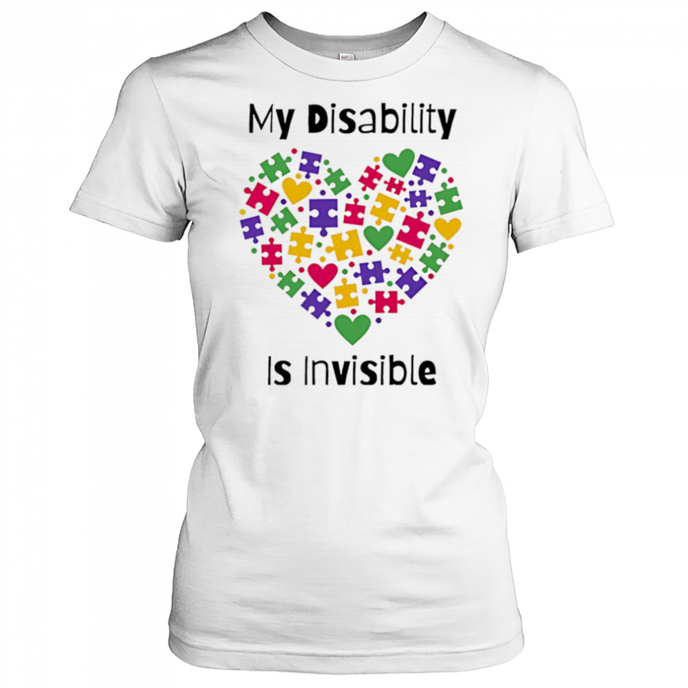 My Disability heart is invisible shirt Women's T-shirt