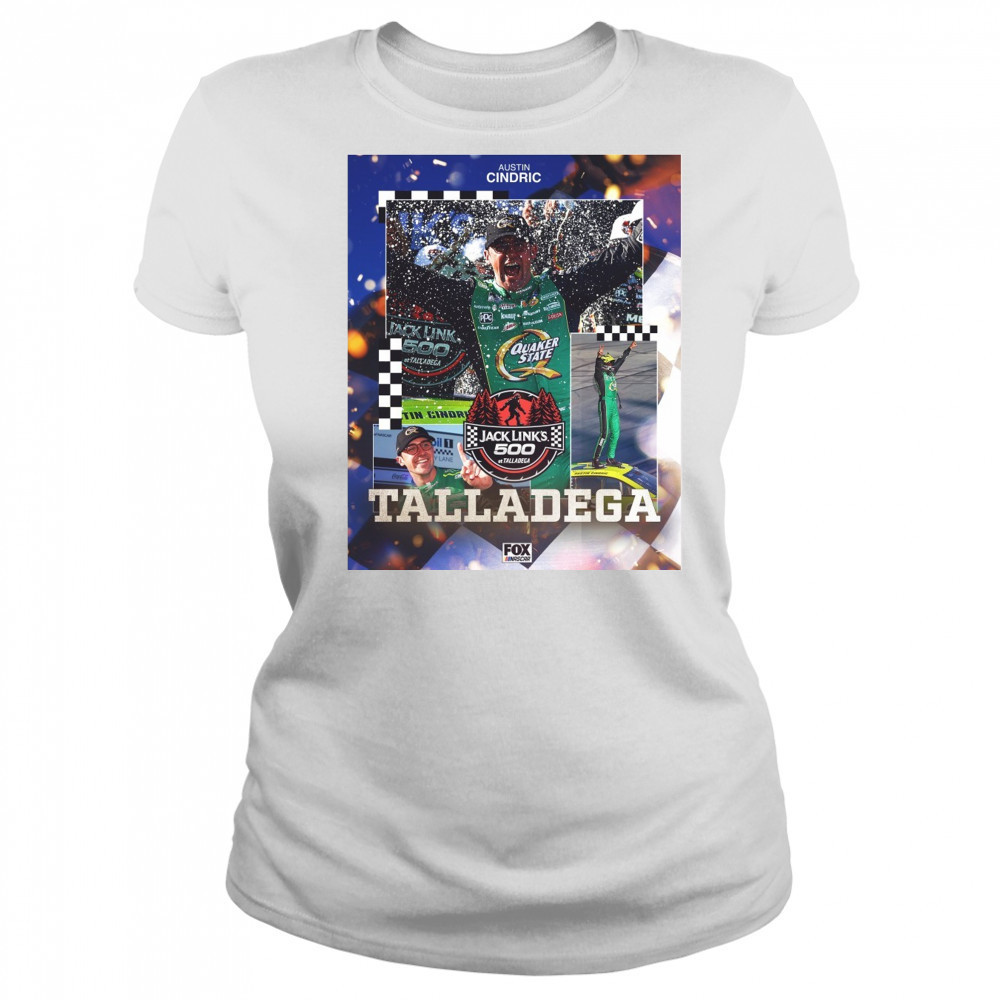 NASCAR Austin Cindric Scores His Third Career Cup Series Jack Link’s 500 At Talladega Poster t-shirt Women's T-shirt