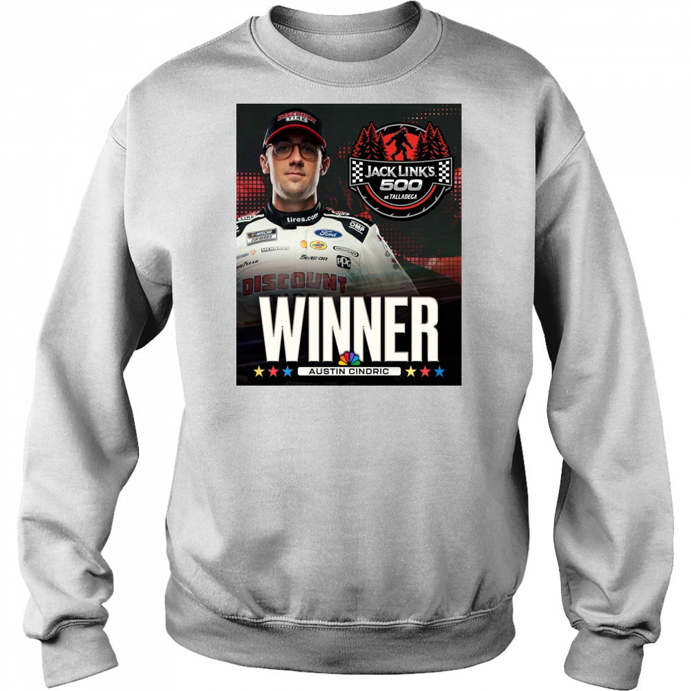NASCAR Congratulate Austin Cindric Winner Jack Link’s 500 At Talladega Poster t-shirt Hoodie
