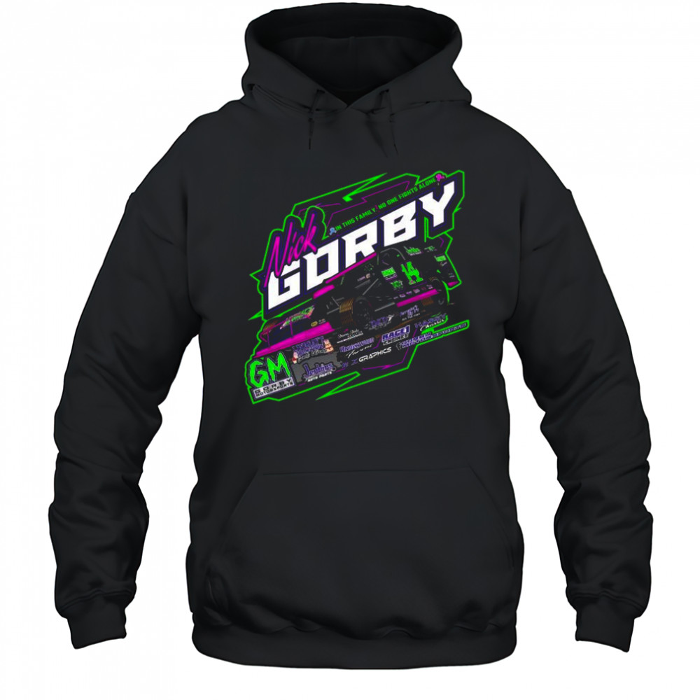 Nick Gorby Gunmetal 2025 Dirt Modified Shirt Hoodie