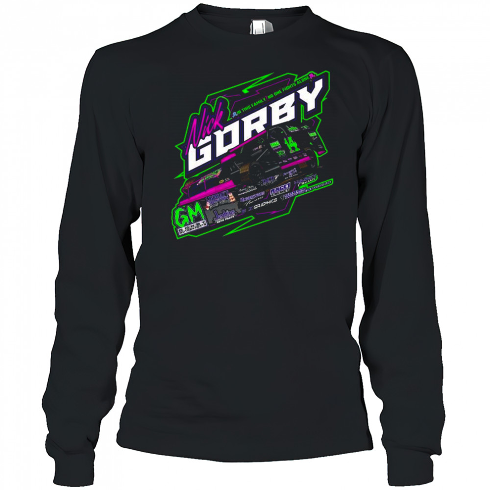Nick Gorby Gunmetal 2025 Dirt Modified Shirt Long Sleeved