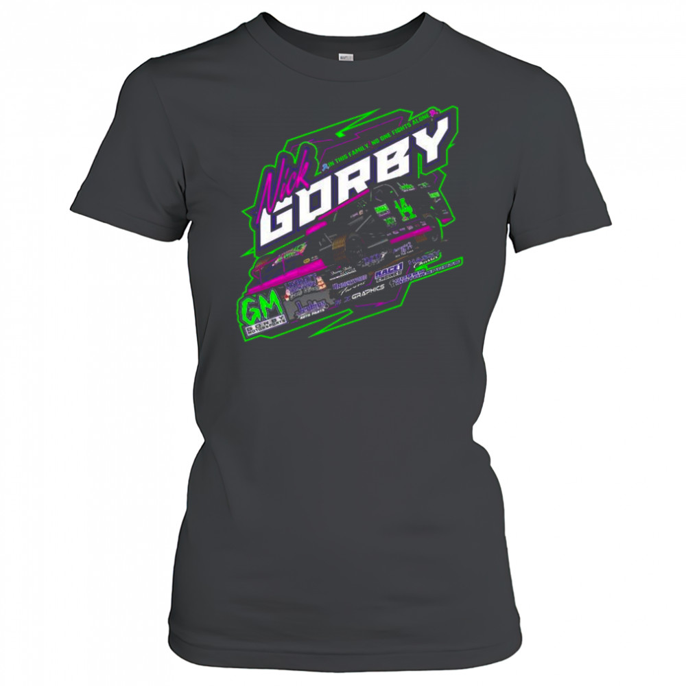 Nick Gorby Gunmetal 2025 Dirt Modified Shirt Women's T-shirt