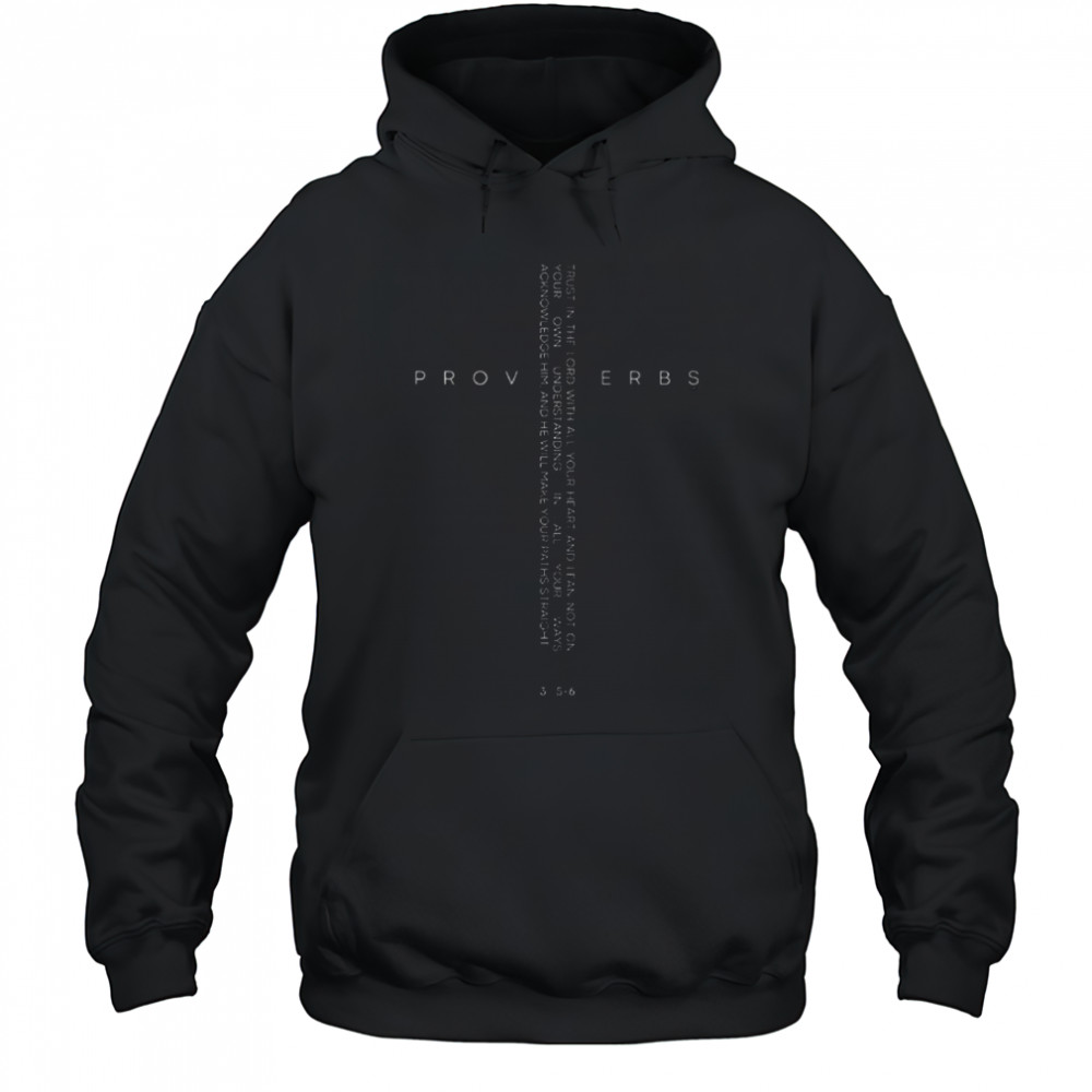 Official Proverbs 35 6 Christian Bible Verse Cross T-Shirt Hoodie