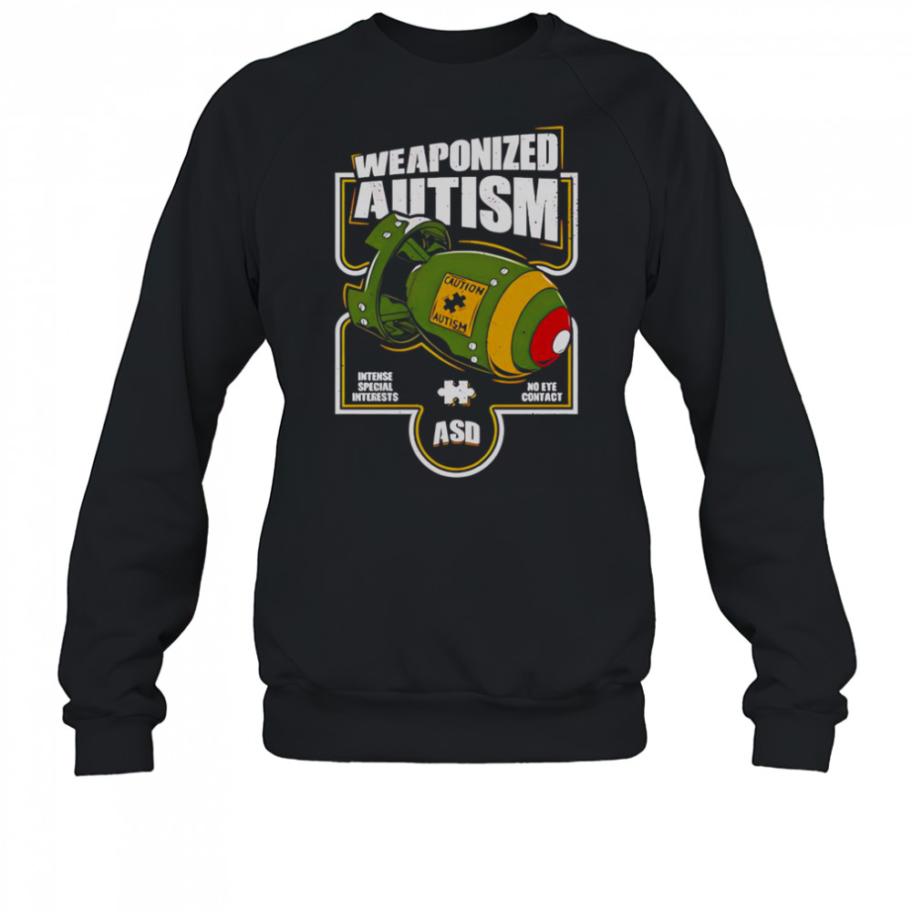 Official Weaponized Autism Military T-Shirt Sweatshirt