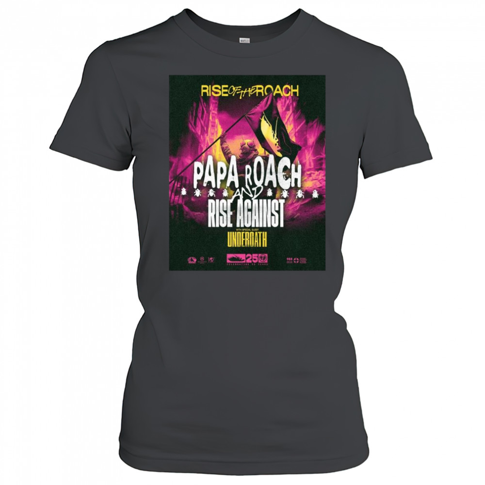 Papa Roach Rise Of The Roach US Tour 2025 Shirt Women's T-shirt