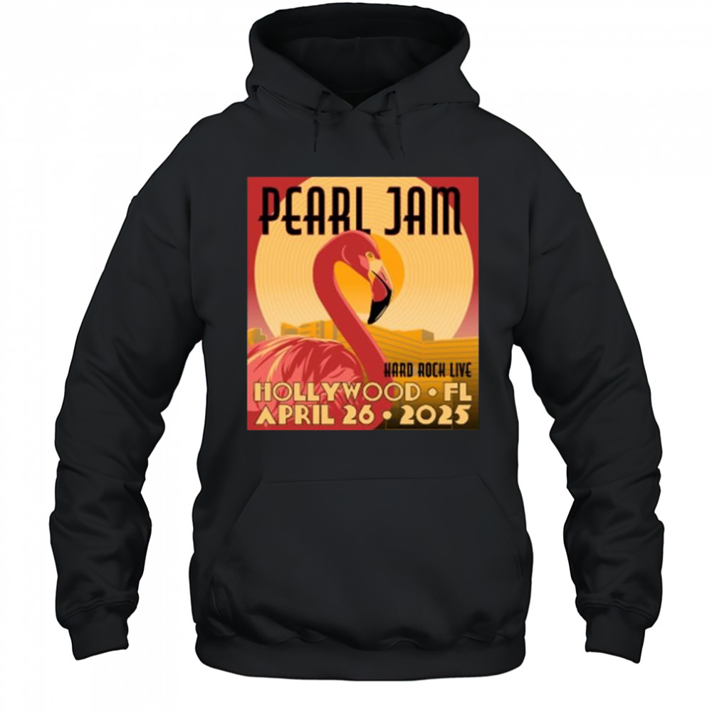 Pearl Jam The Mighty April 26 2025 Hollywood Florida Hard Rock Live t-shirt Hoodie
