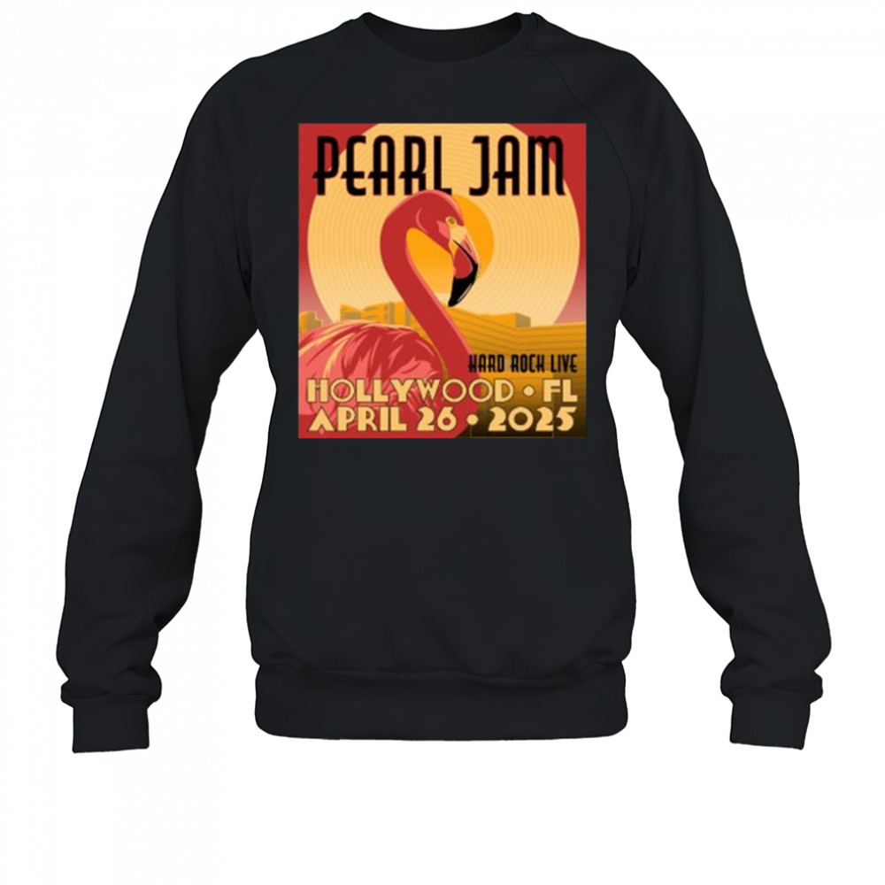 Pearl Jam The Mighty April 26 2025 Hollywood Florida Hard Rock Live t-shirt Sweatshirt