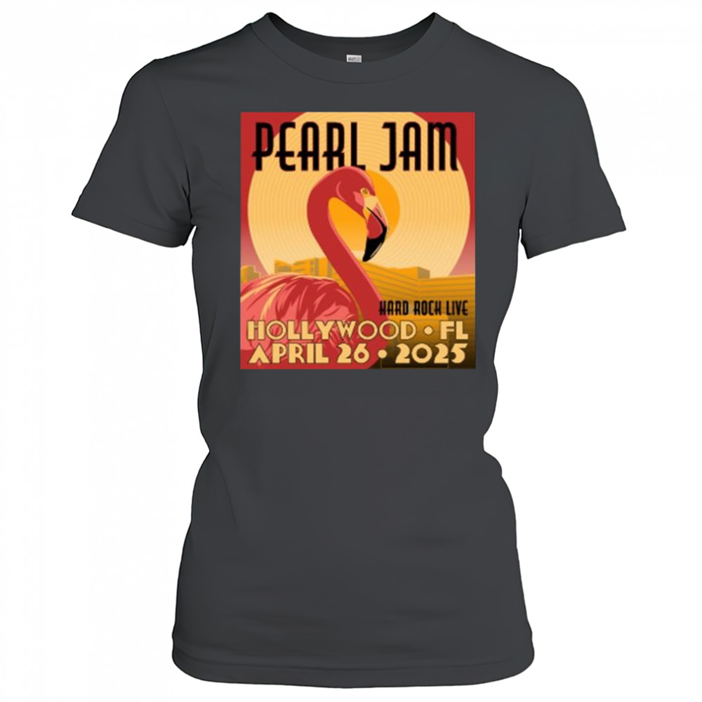 Pearl Jam The Mighty April 26 2025 Hollywood Florida Hard Rock Live t-shirt Women's T-shirt