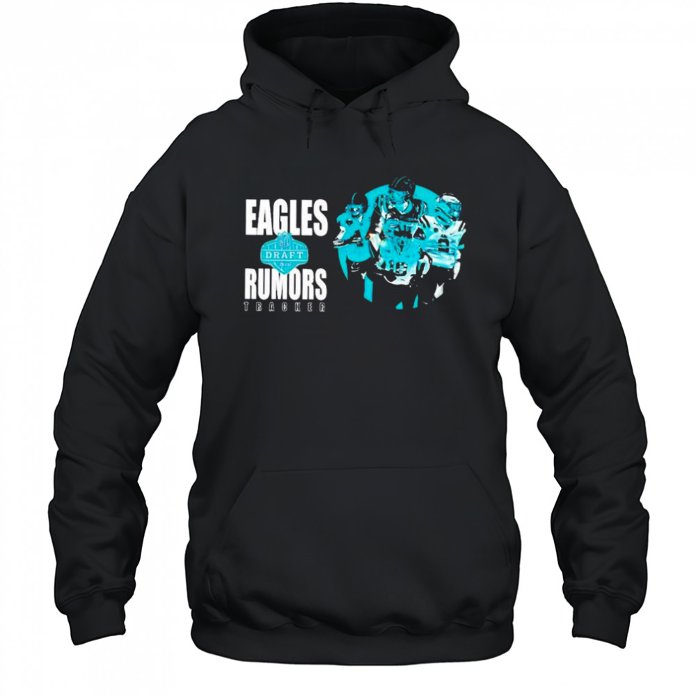 Philadelphia Eagles 2025 NFL Draft Rumors Tracked T-Shirt Hoodie