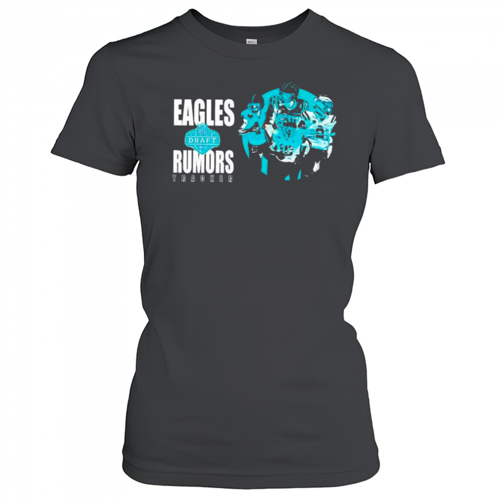Philadelphia Eagles 2025 NFL Draft Rumors Tracked T-Shirt Women's T-shirt