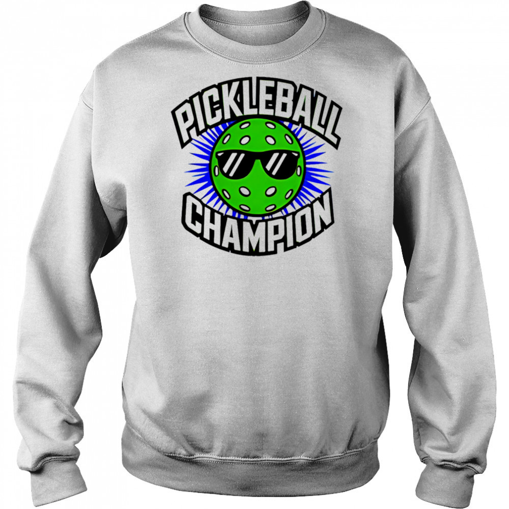 Pickleball Champion wear glasses shirt Hoodie