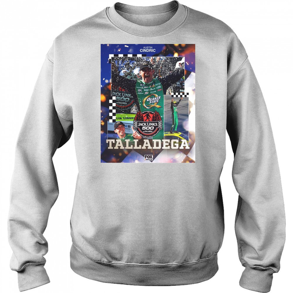 Poster NASCAR Austin Cindric Scores His Third Career Cup Series Jack Link’s 500 At Talladega t-shirt Hoodie