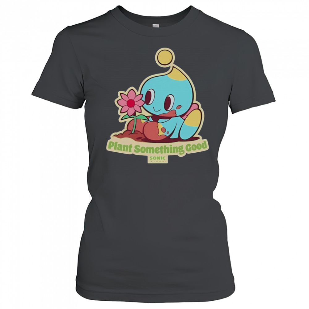 Premium The Hedgehog Plant Something Good Earth Day Chao Sonic T-Shirt Women's T-shirt