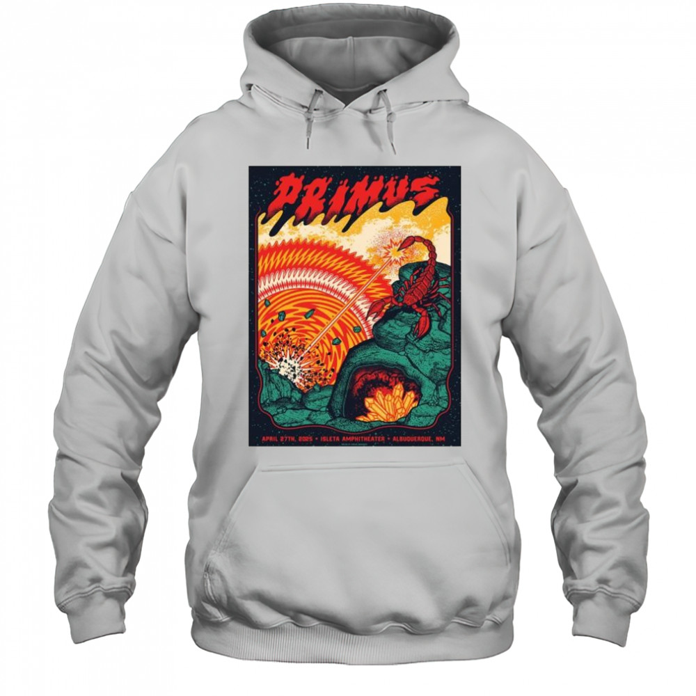 Primus PM Isleta Amphitheater Apr 27 2025 Albuquerque NM t-shirt Hoodie