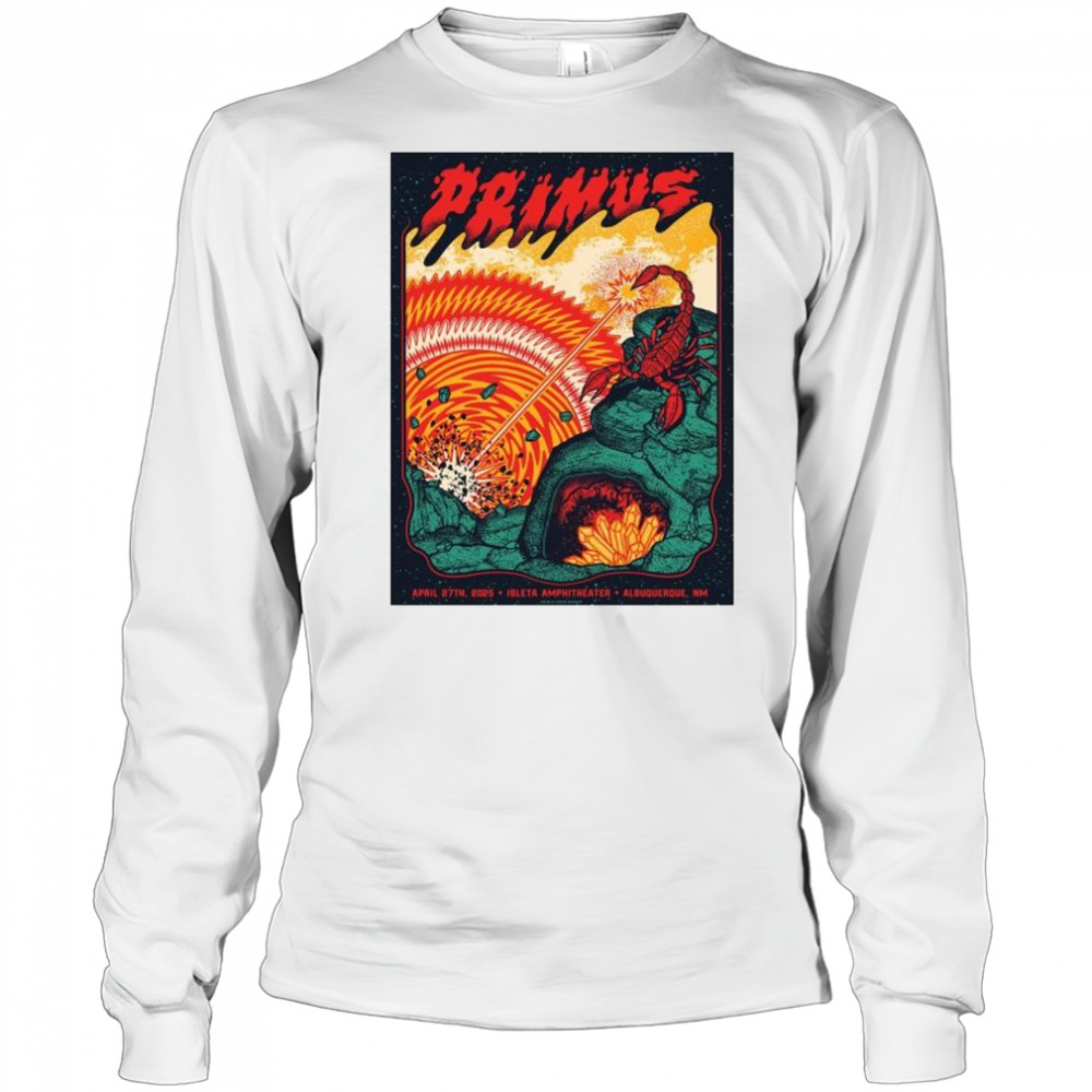 Primus PM Isleta Amphitheater Apr 27 2025 Albuquerque NM t-shirt Long Sleeved