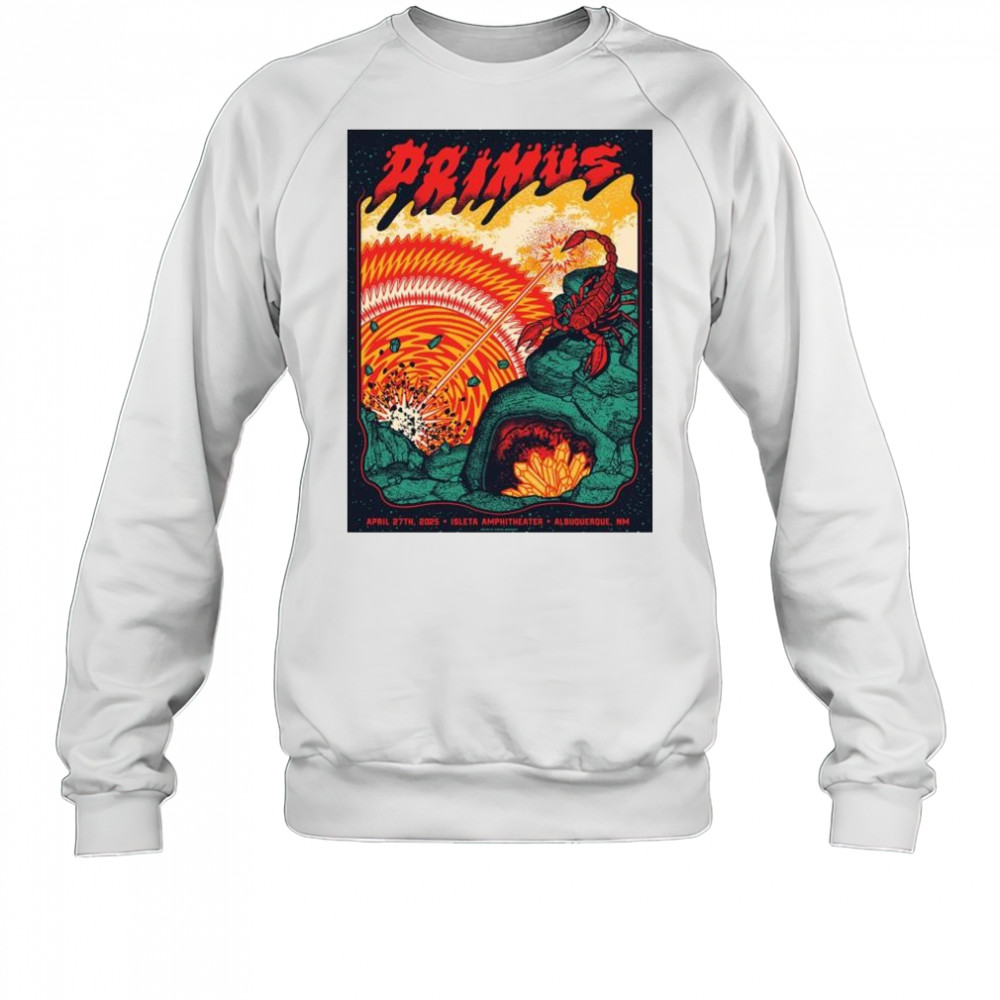 Primus PM Isleta Amphitheater Apr 27 2025 Albuquerque NM t-shirt Sweatshirt