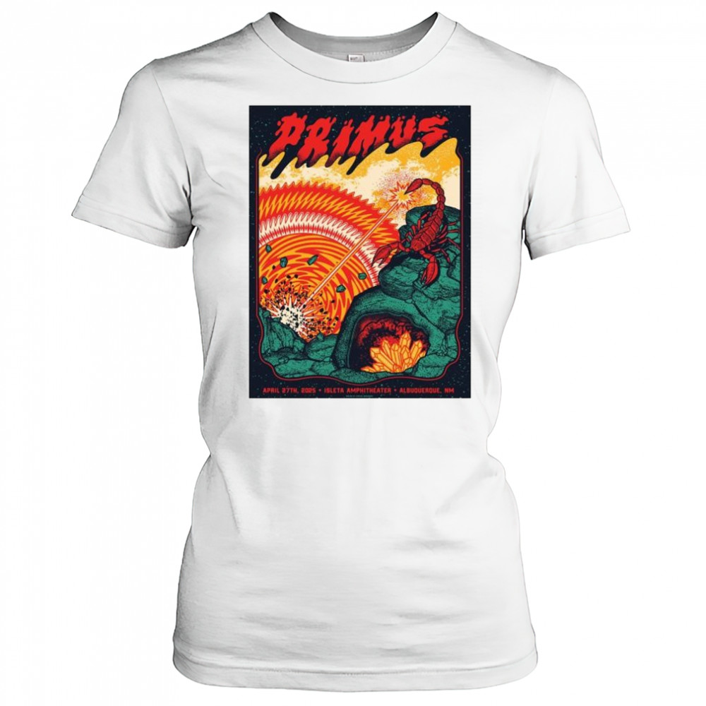 Primus PM Isleta Amphitheater Apr 27 2025 Albuquerque NM t-shirt Women's T-shirt