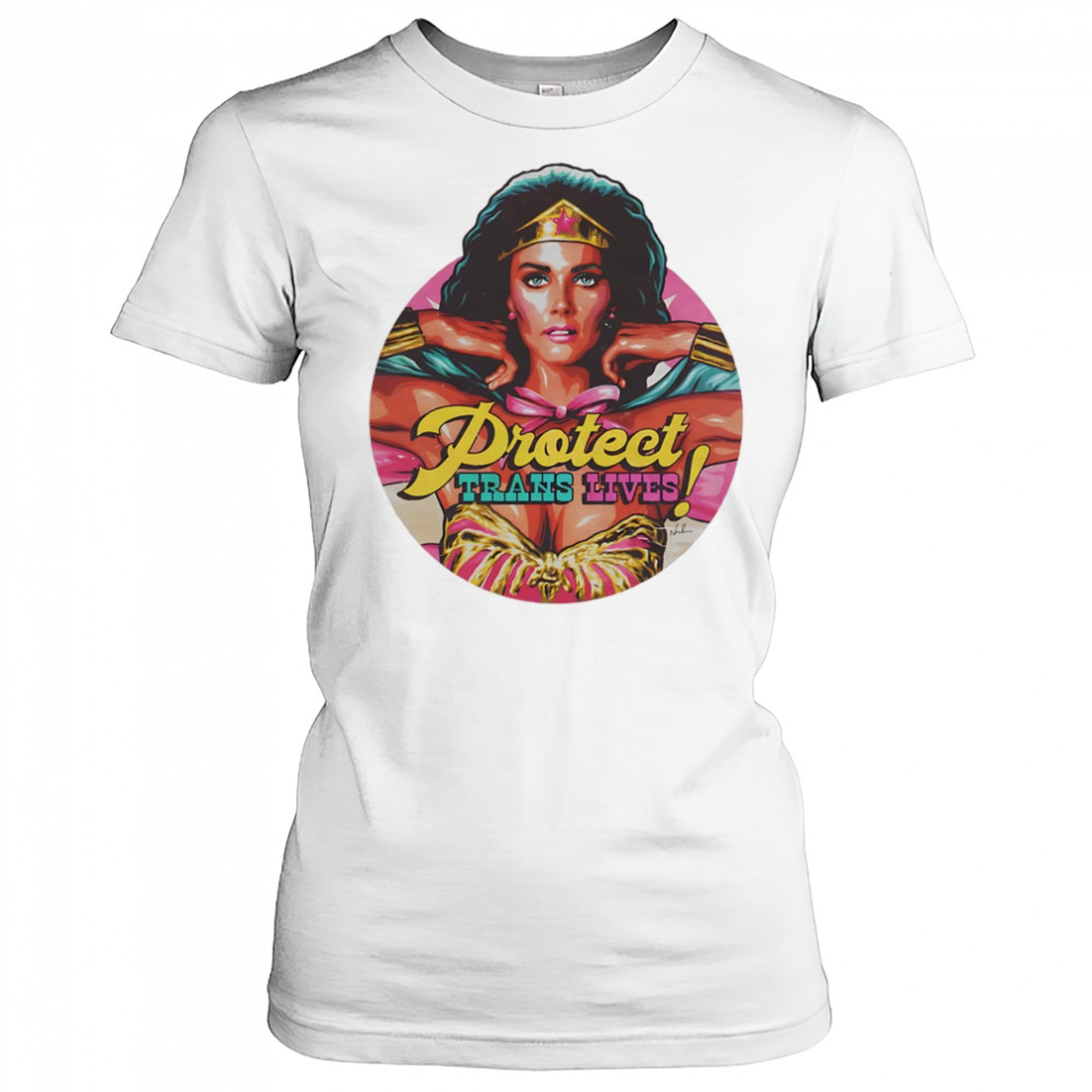 Protect Trans Lives Wonder Woman shirt Women's T-shirt