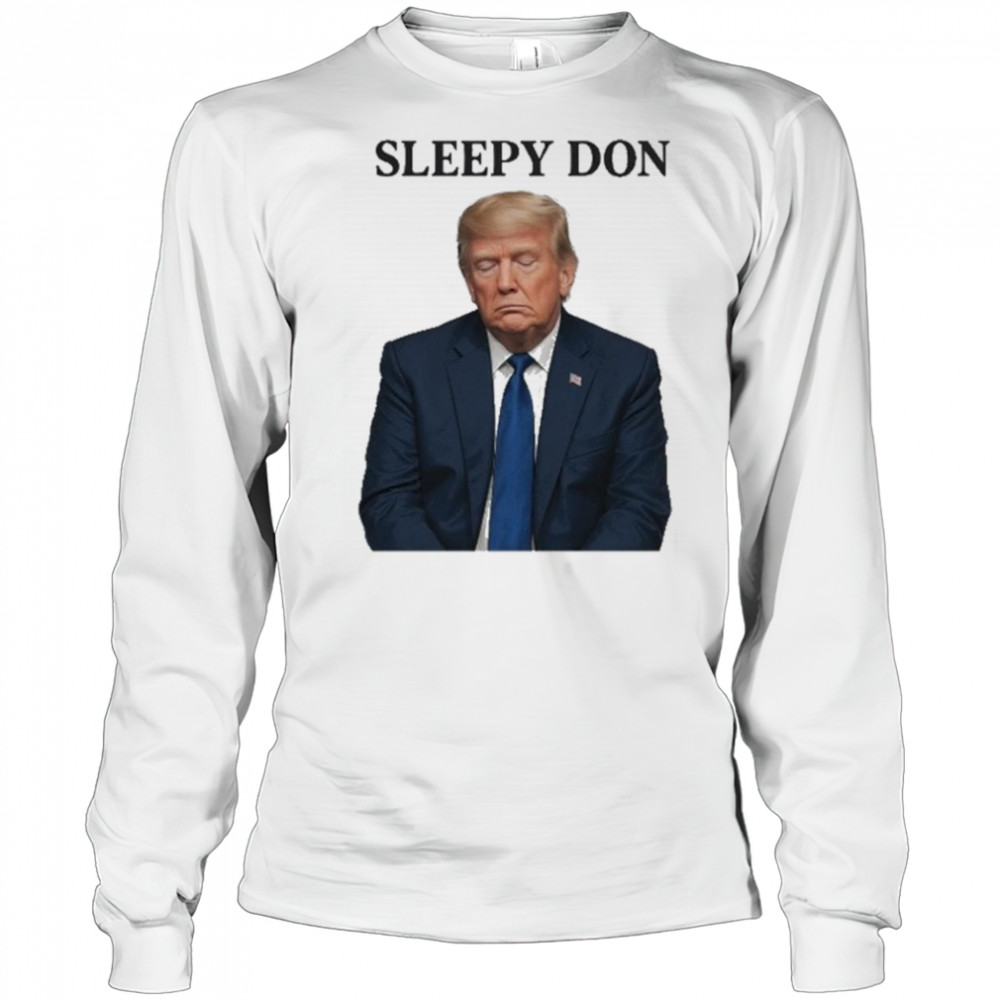 Sleepy Don Donald Trump Sleepy Joe Shirt Long Sleeved