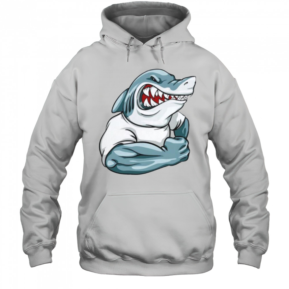 Strong shark gym shirt Hoodie
