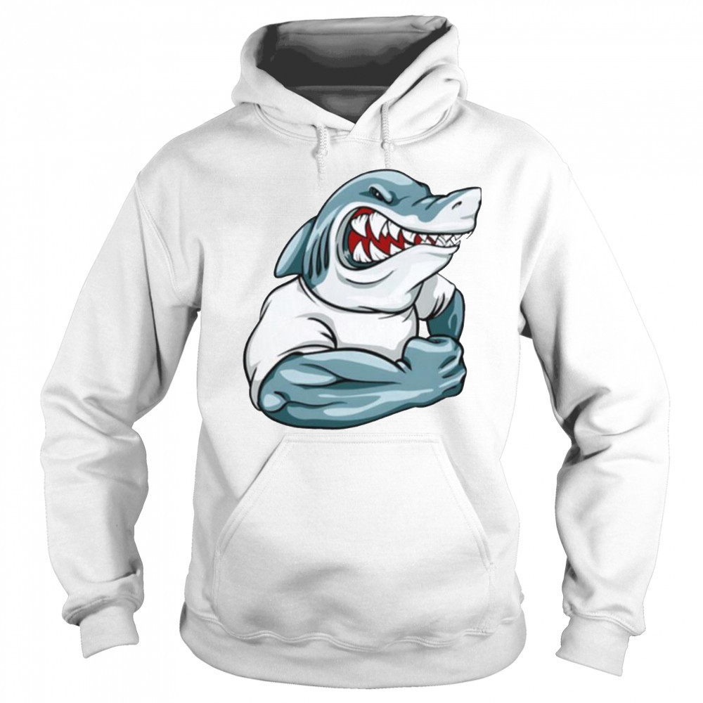 Strong shark gym shirt Sweatshirt