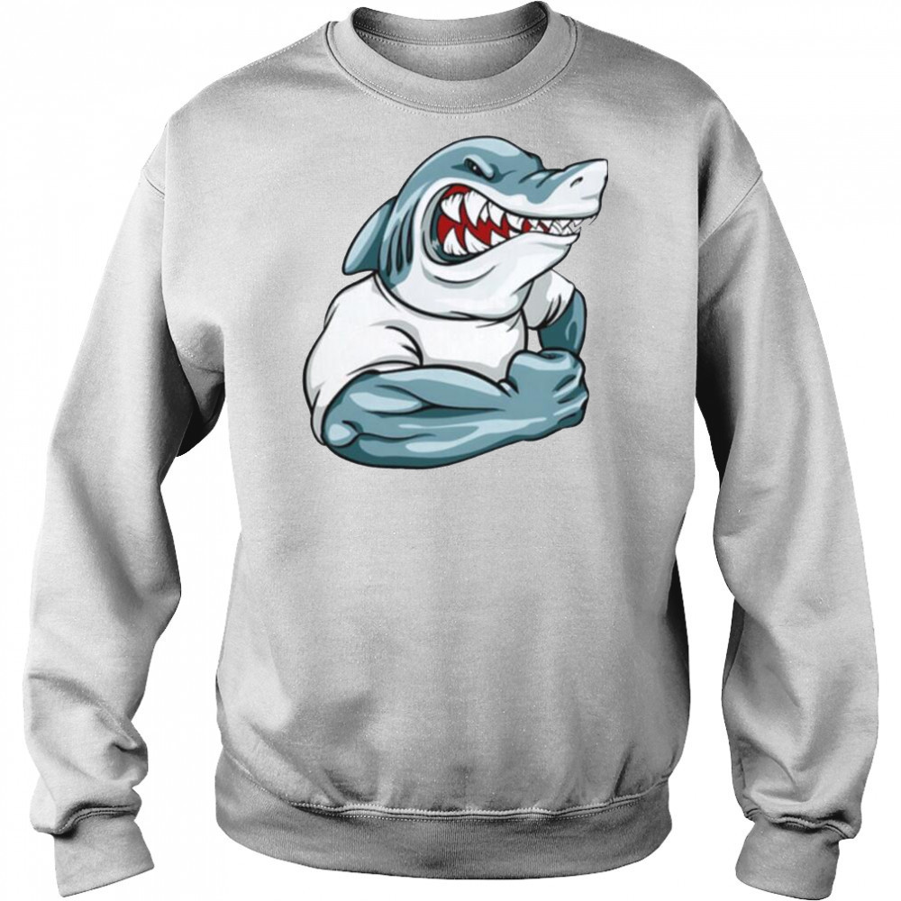 Strong shark gym shirt Hoodie