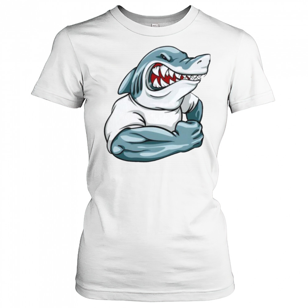 Strong shark gym shirt Women's T-shirt