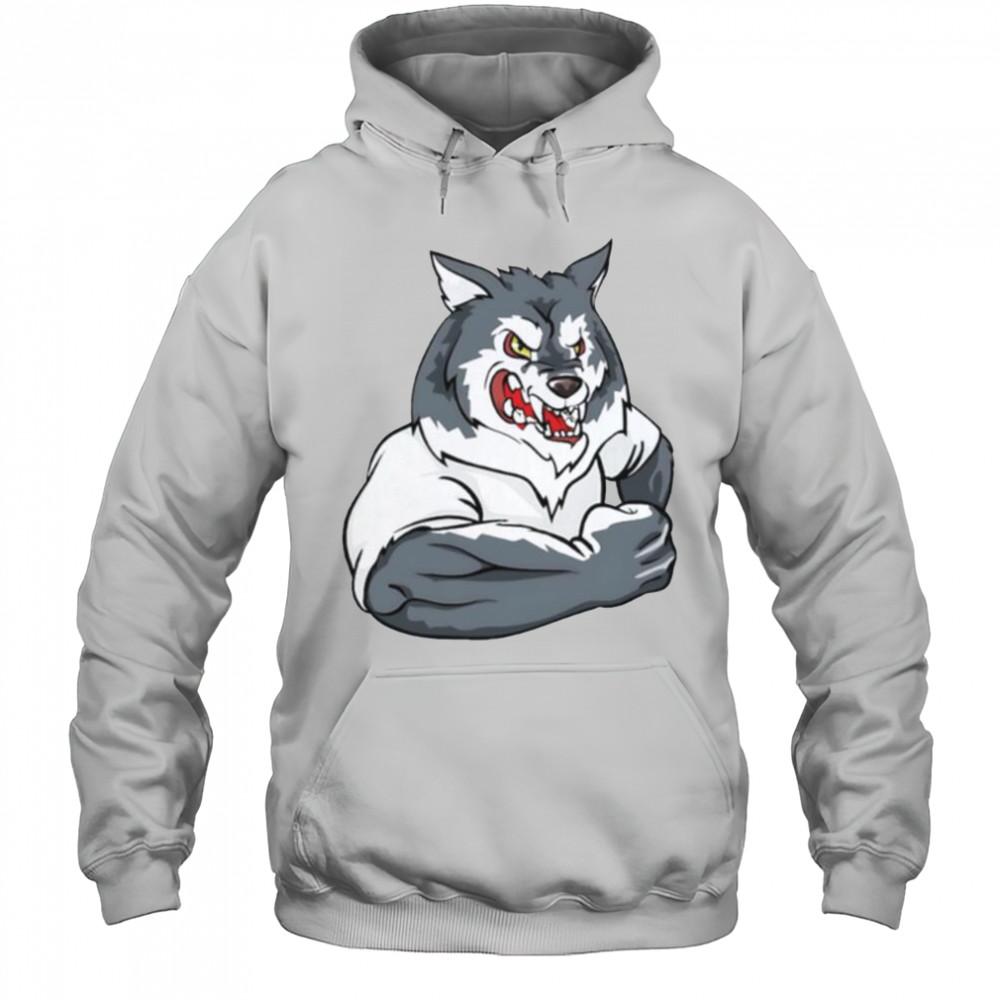 Strong wolf gym shirt Hoodie