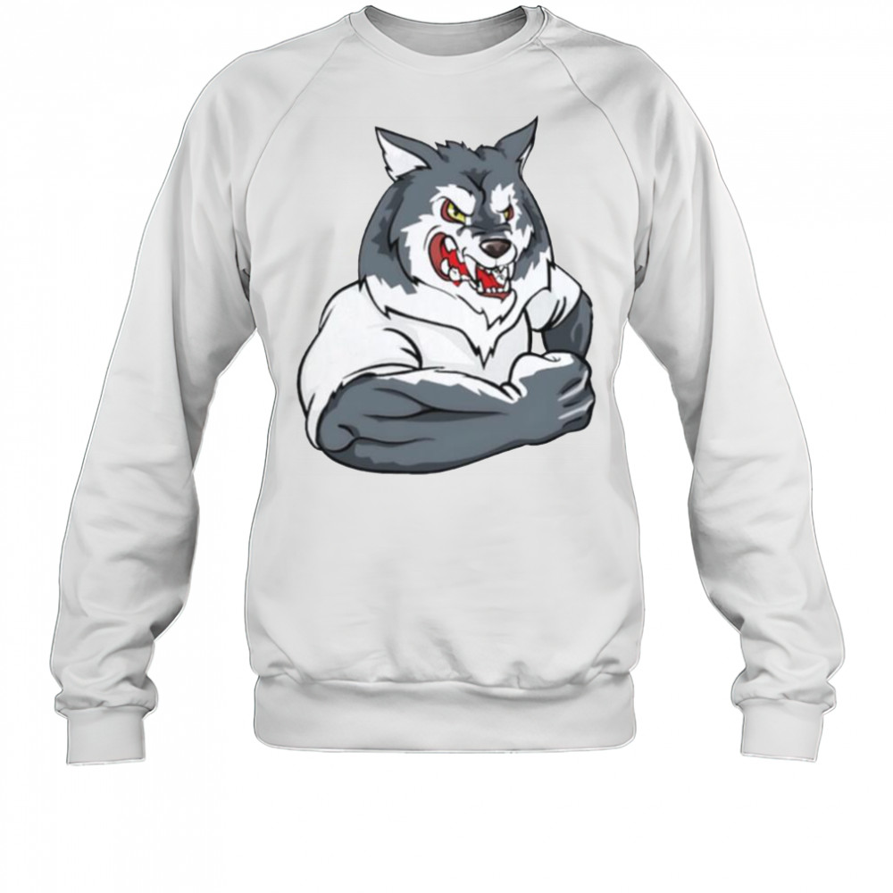 Strong wolf gym shirt Sweatshirt