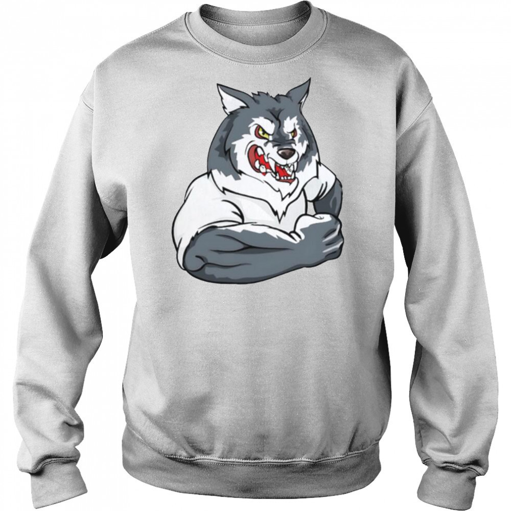 Strong wolf gym shirt Hoodie