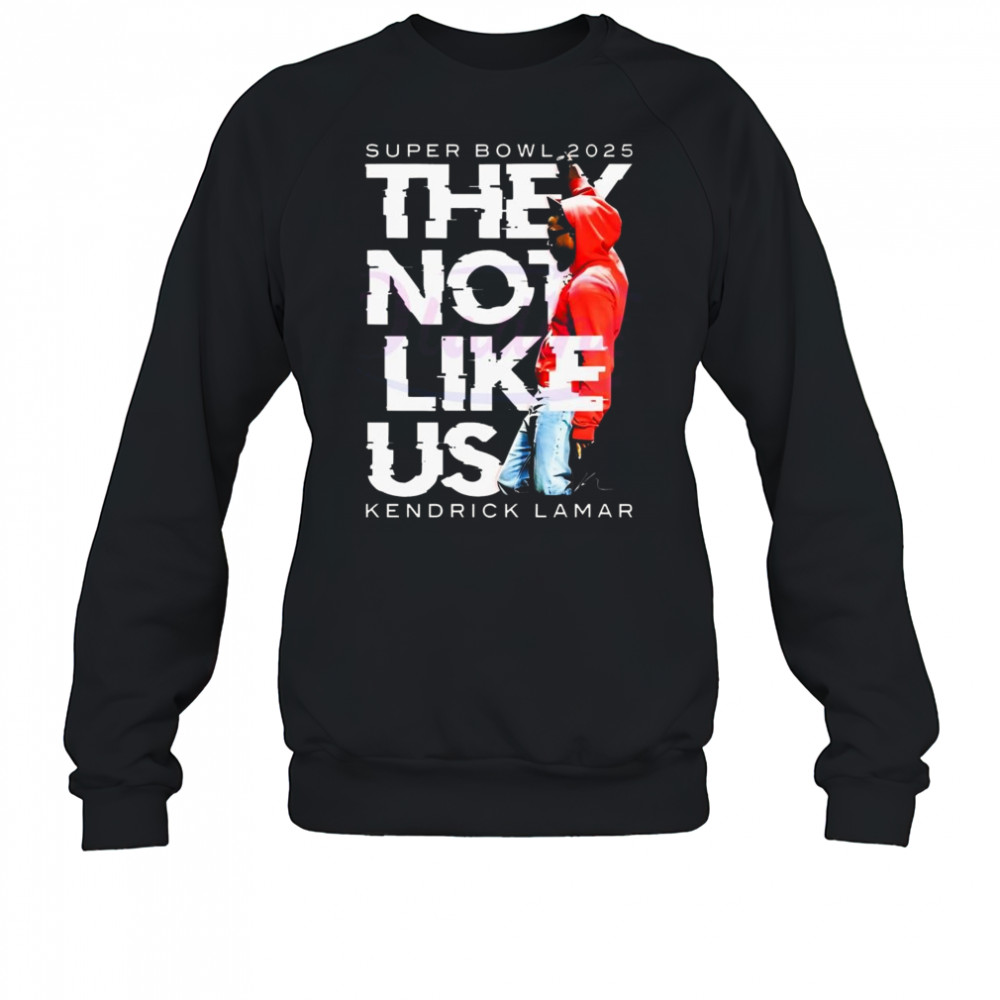Super Bowl They Not Like Us Kendrick Lamar Halftime Show 2025 Shirt Sweatshirt