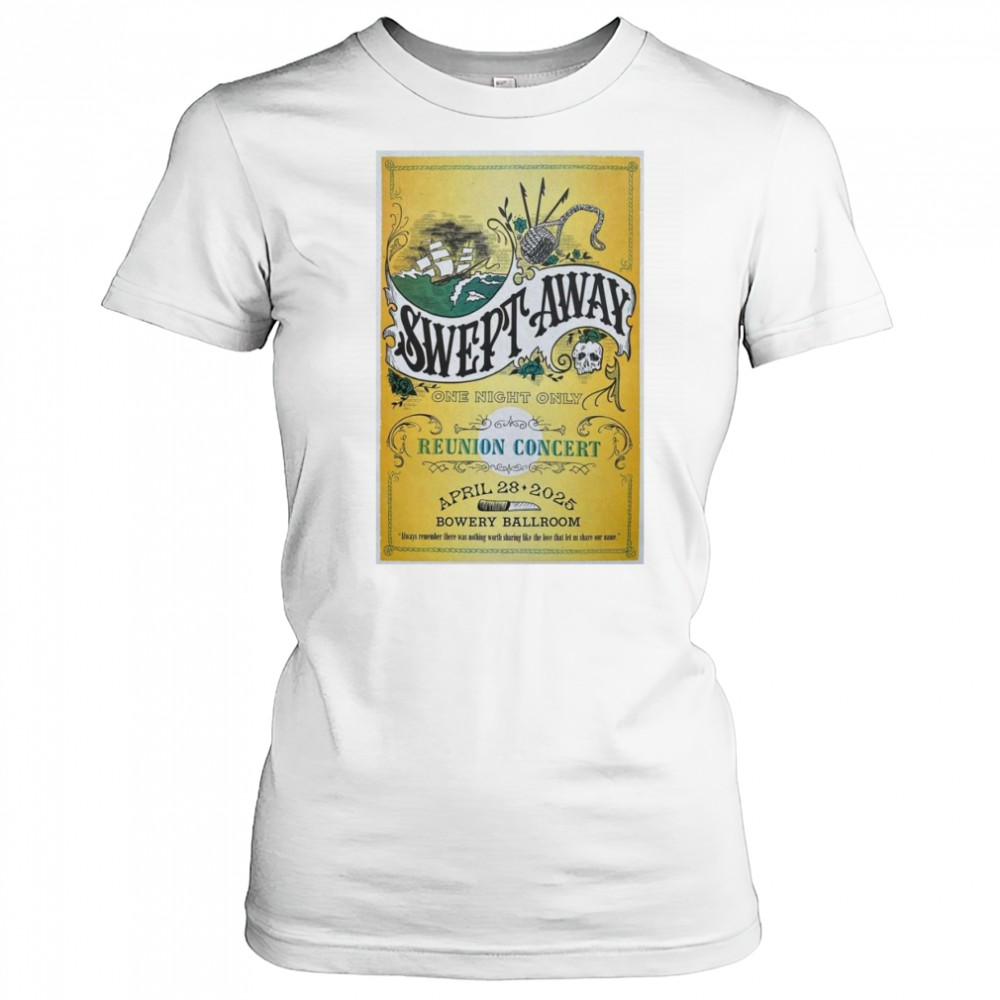 Swept Away Apr 28 2025 New York, NY Bowery Ballroom Event Shirt Women's T-shirt