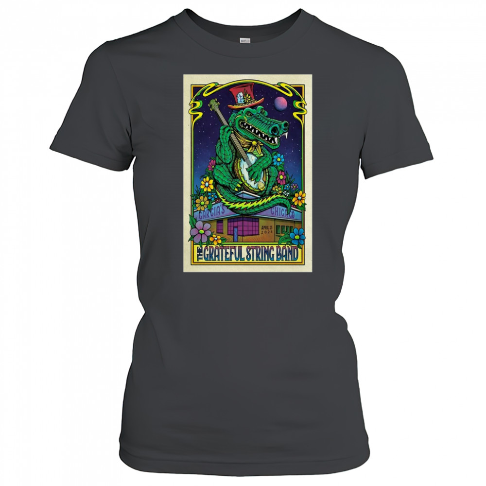 The Grateful String Band April 25 2025 Garcia’s Chicago IL Show t-shirt Women's T-shirt