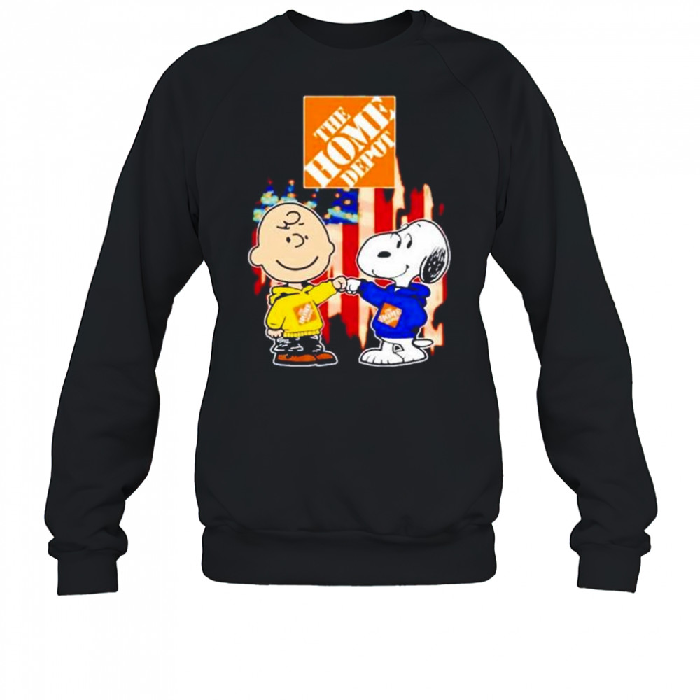 The Home Depot Charlie Brown and Snoopy shirt Sweatshirt
