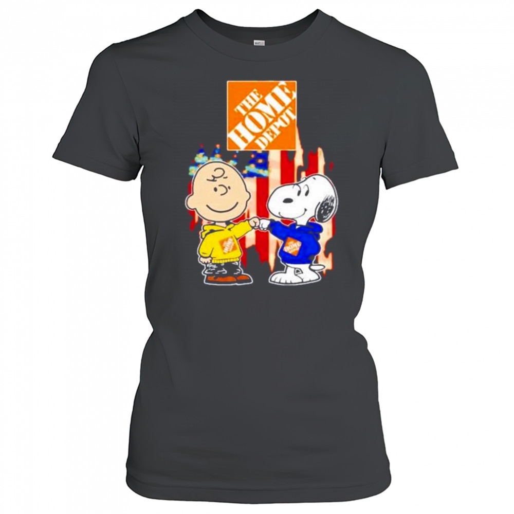 The Home Depot Charlie Brown and Snoopy shirt Women's T-shirt
