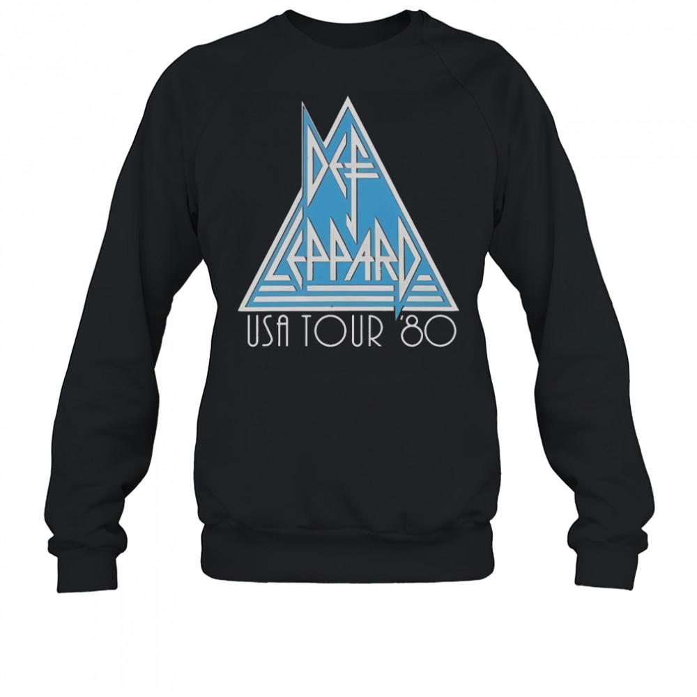 Top Def Leppard USA Tour ’80 T-Shirt Sweatshirt