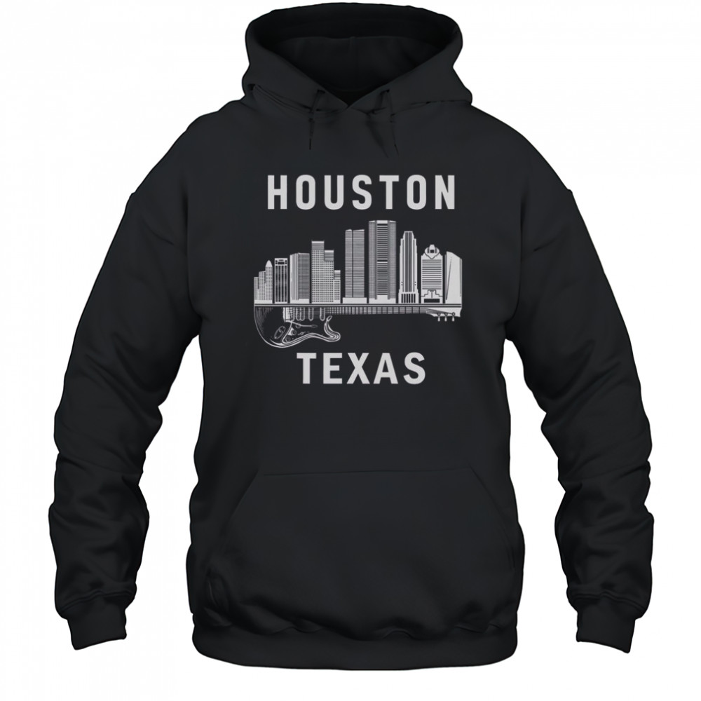 Top Houston City Skyline Music Texas Souvenir Houston T-Shirt Hoodie