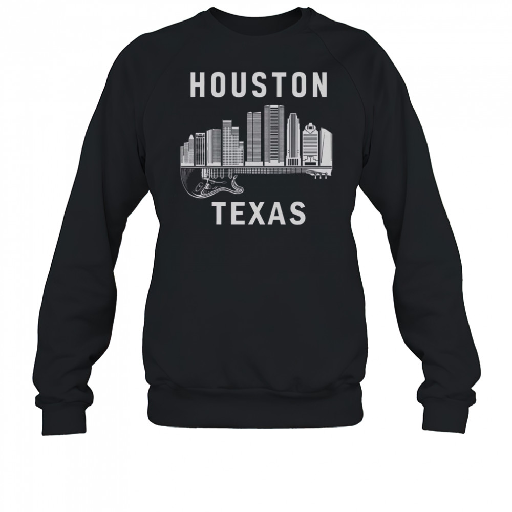 Top Houston City Skyline Music Texas Souvenir Houston T-Shirt Sweatshirt