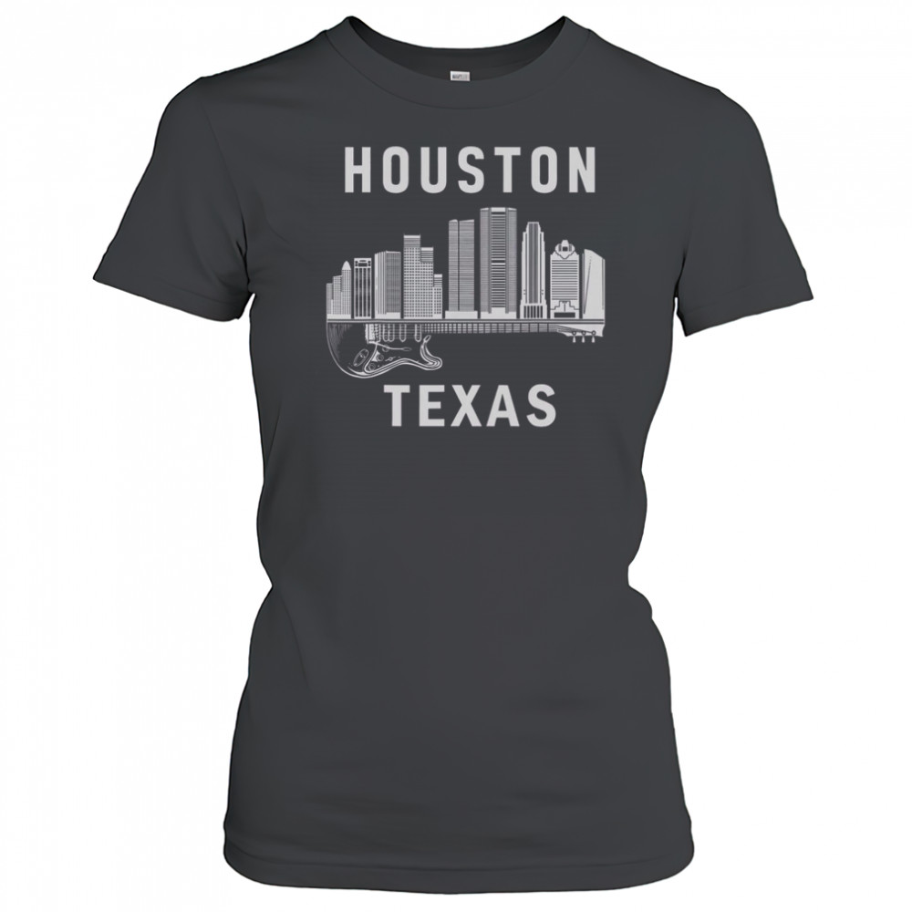 Top Houston City Skyline Music Texas Souvenir Houston T-Shirt Women's T-shirt