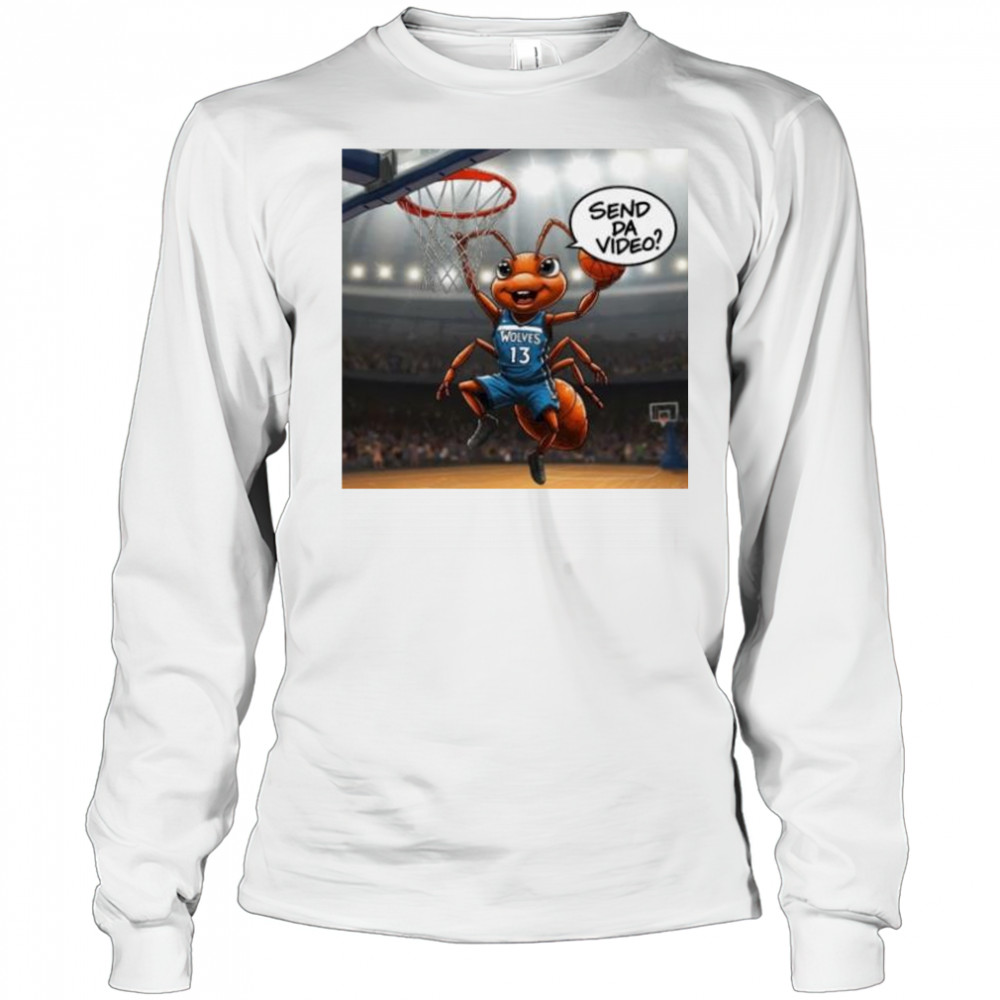 Tristen Newton Minnesota Timberwolves ant shirt Long Sleeved