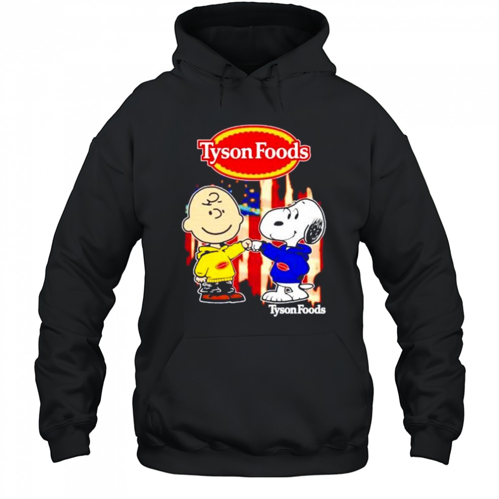 Tyson Foods Charlie Brown and Snoopy shirt Hoodie