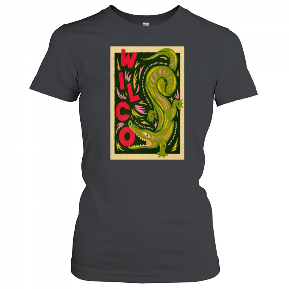 Wilco Fillmore Miami Beach at Jackie Gleason Theatre Miami Beach FL April 29 2025 Tour t-shirt Women's T-shirt