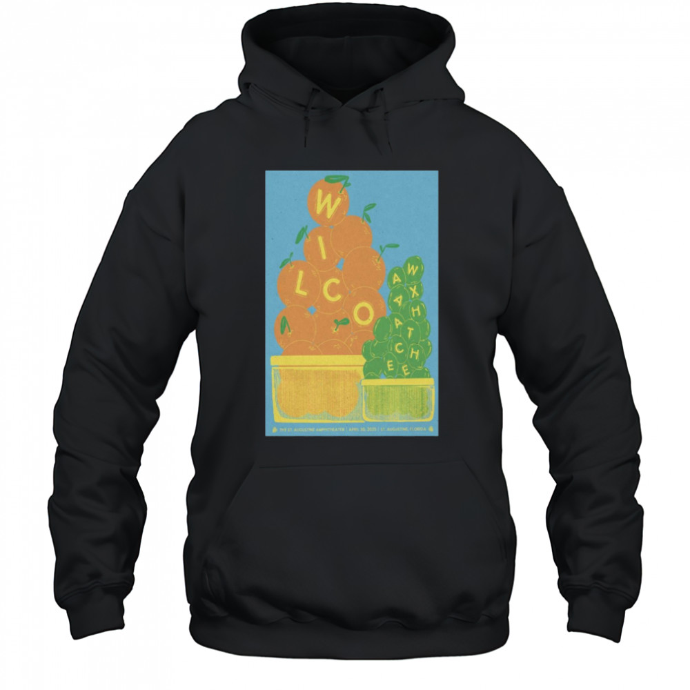 Wilco Saint Augustine Amphitheatre St Augustine FL April 30 2025 Tour t-shirt Hoodie