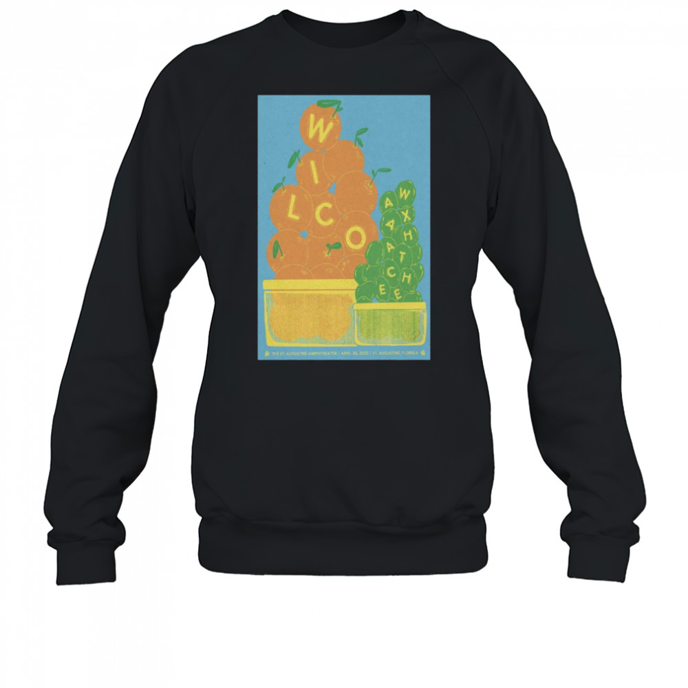 Wilco Saint Augustine Amphitheatre St Augustine FL April 30 2025 Tour t-shirt Sweatshirt