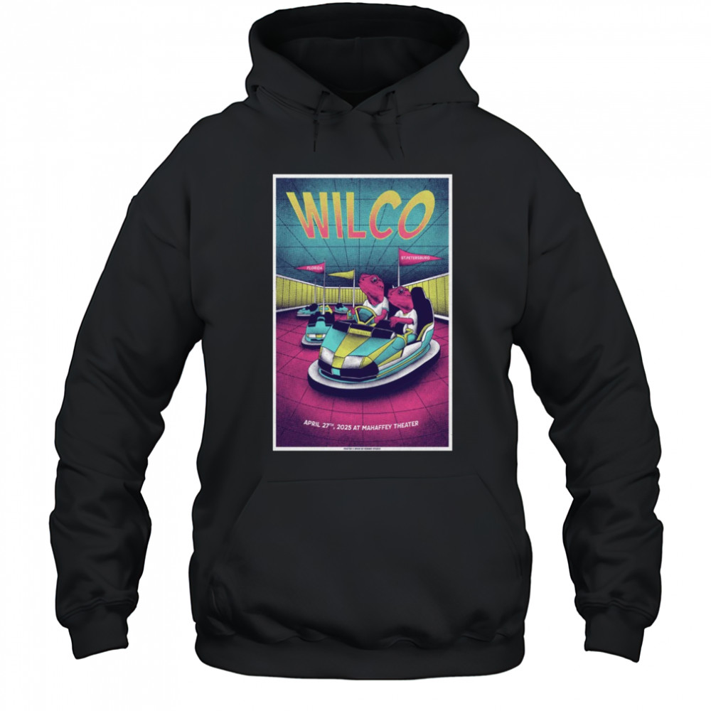 Wilco Show On April 27 2025 At Mahaffey Theater In St Petersburg FL t-shirt Hoodie
