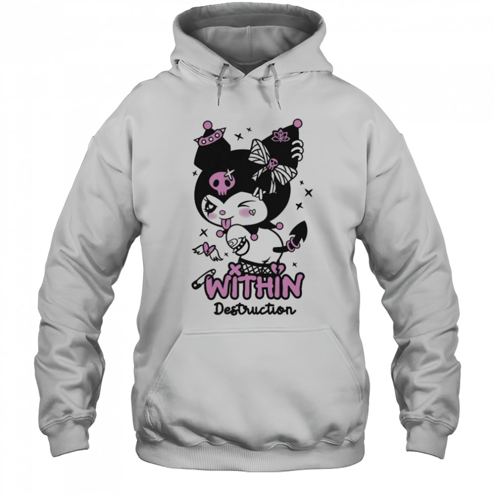 Within Destruction Devil Kitty Kuromi T-shirt Hoodie